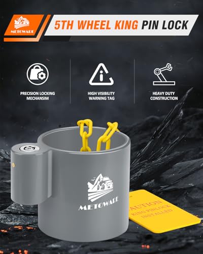 5th Wheel King Pin Lock for RVs & Semi Trailers