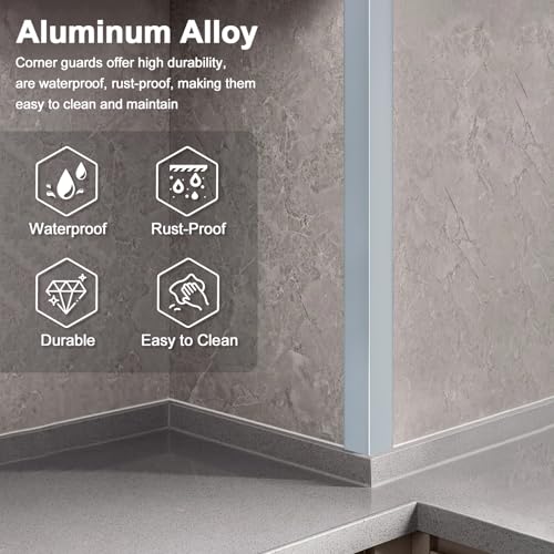 4PCS 45" Aluminum Metal Corner Protectors (4 Count)