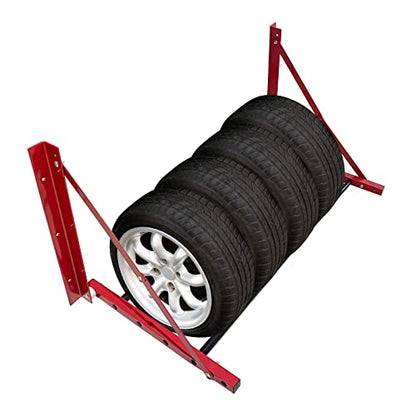 Folding Tire Wheel Rack Wall Mount Multi (4 Count)