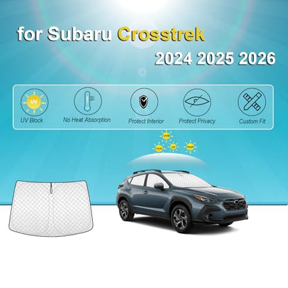 8pcs Thicken Sun Shades for Subaru Crosstrek 2024 2025 2026 Accessories (8 Count)