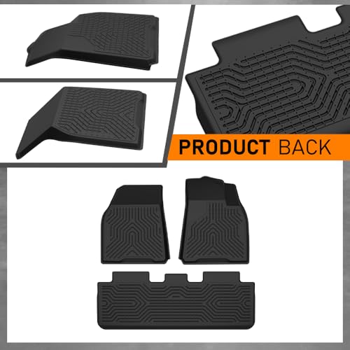 TPE Floor Mats 3PCS Fit Tesla Model Y 2025
