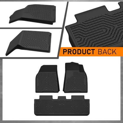 TPE Floor Mats 3PCS Fit Tesla Model Y 2025