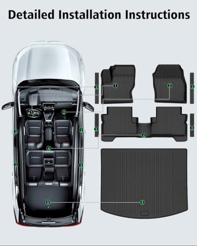 Floor Mats & Cargo Liner Custom Fit for Ford Escape & C