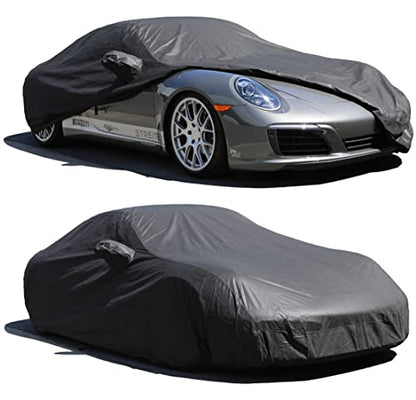 All Weather Waterproof car Cover Good for rain Snow uv Protection dust mid