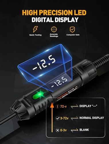 Upgraded Heavy Duty Circuit Tester with Buzzer