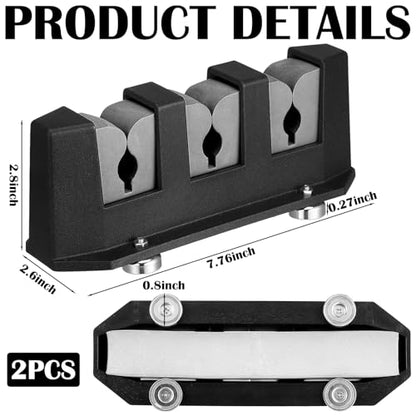 2 Pcs Magnetic Fishing Rod Holder for Car Fishing Pole Rack Vertical Rod Storage Holders for Truck Bed Boat Wall Garage Door (2 Count)
