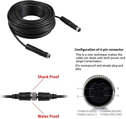 Heavy Duty Vehicle Truck Bus Backup Camera System