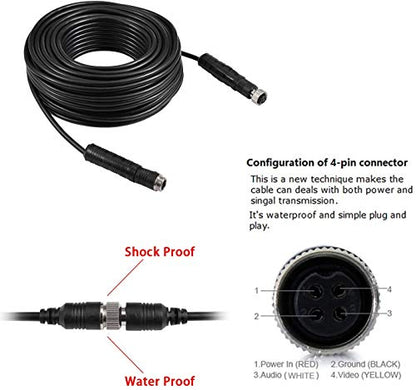 Heavy Duty Vehicle Truck Bus Backup Camera System