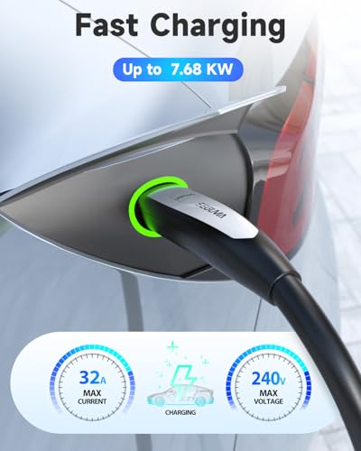 32A EV Charger Extension Cord for Tesla Charger