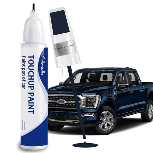 Antimatter Blue Metallic HX Touch Up Paint for Ford OEM Color Match