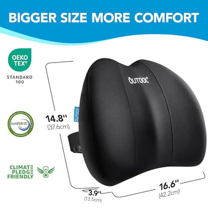 Patented Lumbar Support for Office Chair Pressure Relief
