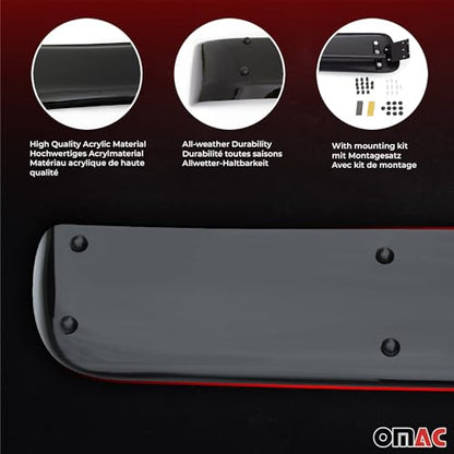 Front Windshield Sun Visor Protector for Mercedes Metris 2016