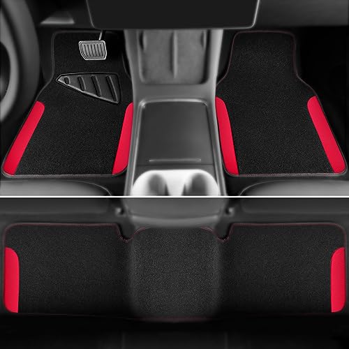 Waterproof Universal Faux Leather 3Pcs Car Floor Mats