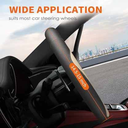 Car Leather Steering Wheel Cover