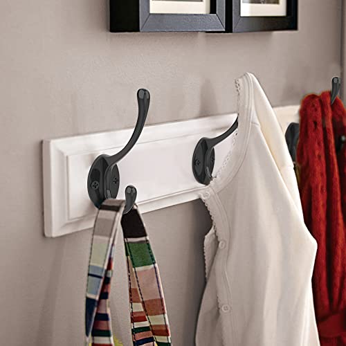 Heavy Duty Metal Coat Hooks for Wall (10 Count)