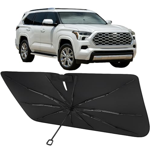 Windshield Sun Shade Umbrella for Toyota Sequoia 2023