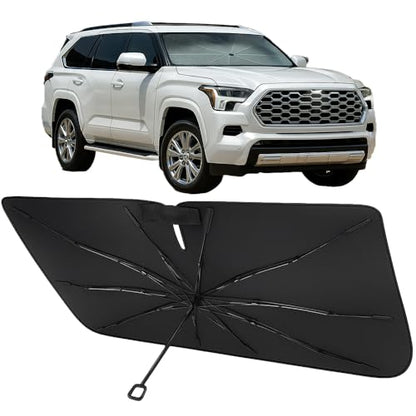 Windshield Sun Shade Umbrella for Toyota Sequoia 2023
