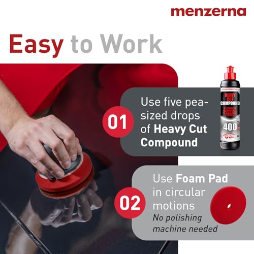 Heavy Cut Compound 400 Car Polish I Scratch Repair I 8 oz (8 Fl Oz)