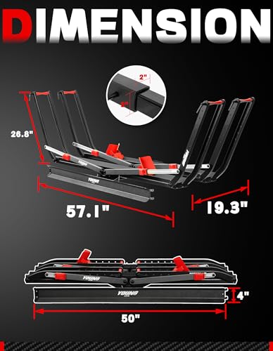 Bike Rack Hitch Mount (2 Count)
