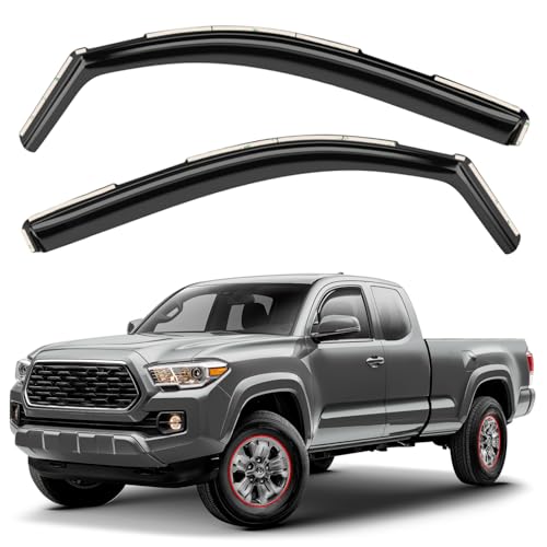 Window Deflectors Smoke Tinted In