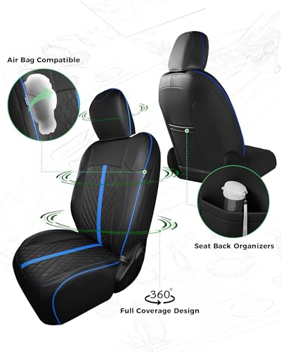 for Jeep Wrangler Leather Custom Car Seat Covers Full Set 4 Door