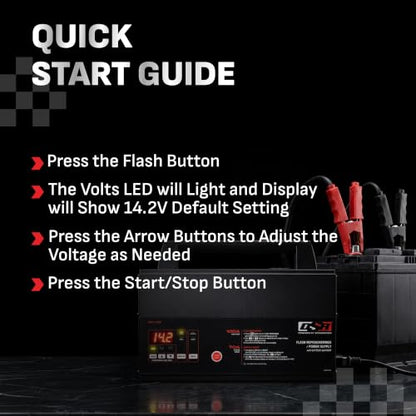 100A Car Battery Charger & Power Supply