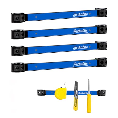 4 Pieces 12" Magnetic Tool Holder Strip (4 Count)