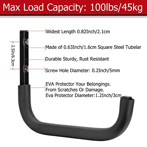 Large Garage Storage Hooks (4 Count)