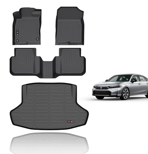 All Weather Floor Mats & Cargo Liner for 2026 2025 Honda Civic Hybrid Sedan