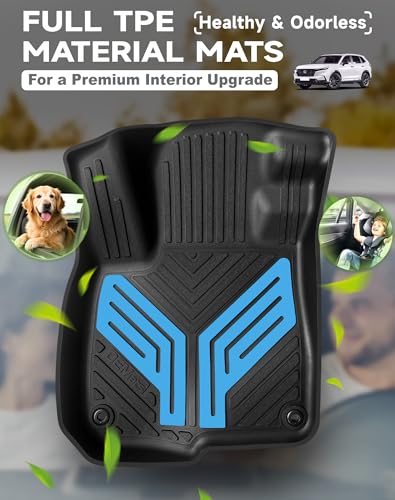 Premium Color TPE Floor Mats Custom Fit for Honda CR