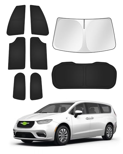 Sunshades for Chrysler Pacifica 2017 (8 Count)