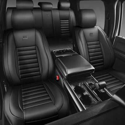 Nappa Leather Car Seat Covers Front Seats