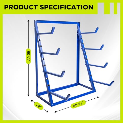 Steel Horizontal Storage Rack with 4