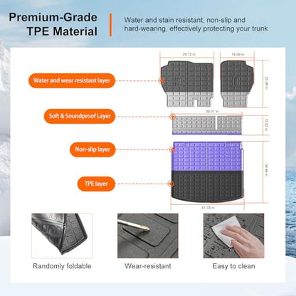 Hybrid Cargo Mat Compatible with 2023