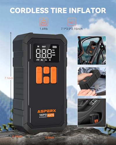 Tire Inflator Portable Air Compressor