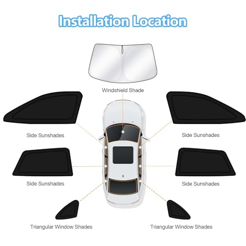 Car Window Shades for 2020 (7 Count)
