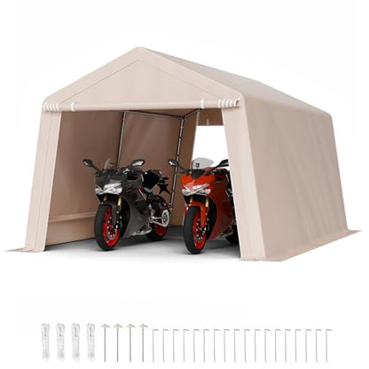 10 x 15 ft Outdoor Storage Shed Tent with Heavy