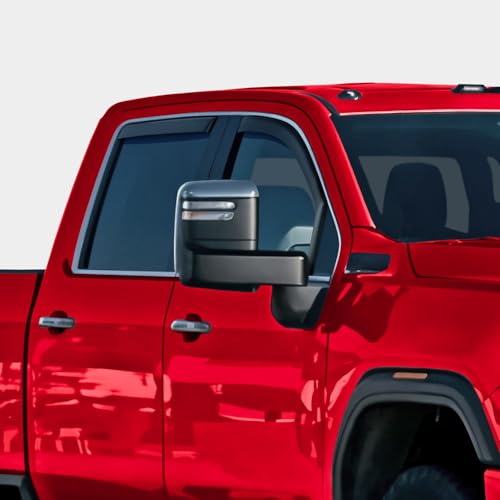 in Channel Extra Durable Rain Guards for GMC Sierra 2500HD