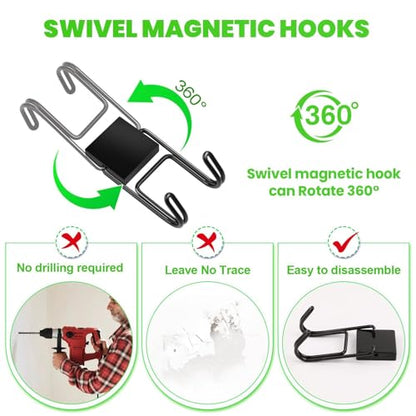 Magnetic Hooks 80lbs Magnet Hook Cruise Essentials 6 Pcs (6 Count)
