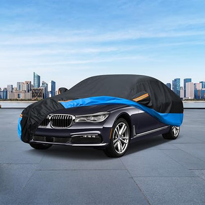 Car Cover Waterproof All Weather Outdoor Windproof Dustproof UV Protection Fit Sedan Audi A7