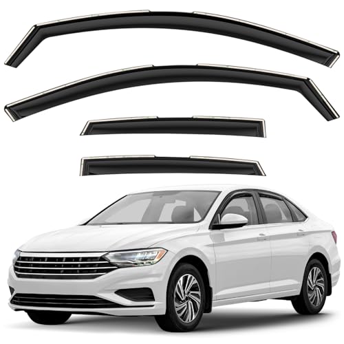 Window Deflectors Smoke Tinted in (4 Count)