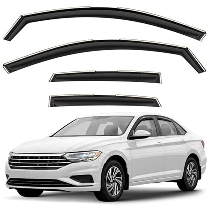 Window Deflectors Smoke Tinted in (4 Count)