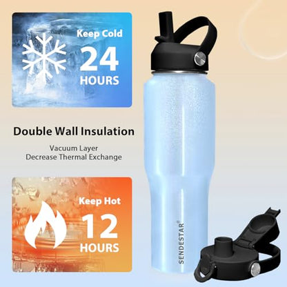 40oz Stainless Steel Water Bottle