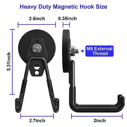 Magnetic Garage Hooks