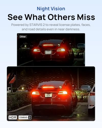 Elite 8 2K Car Dash Cam Front