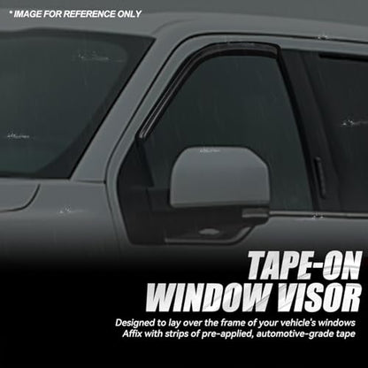 2PCS Tape On Window Visors for 1997 (2 Count)