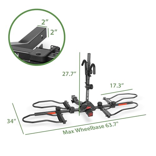 Hitch Bike Rack for 2 Bikes