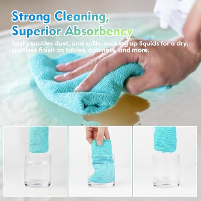 Microfiber Cleaning Cloth 12 Pack (12 Count)