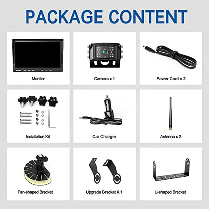 1080P Wireless Backup Camera System for RV Trailer Truck Camper