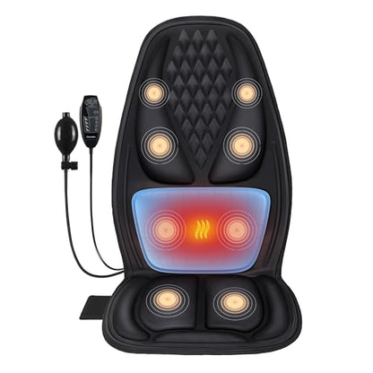 Vibration Massage Seat Cushion with Lumbar Heat